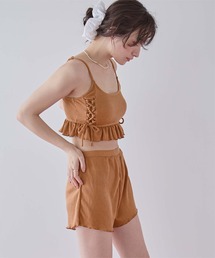 SEA DRESS（シードレス）の「ワッフル素材レースアップビキニ/水着セット（水着）」