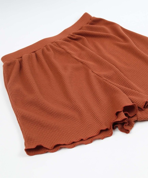 SEA DRESS（シードレス）の「ワッフル素材レースアップビキニ/水着セット（水着・レディース・アイボリー/テラコッタ/ブラック/ブルー/ライトブラウン・S/M/L/LL）」の20枚目の写真