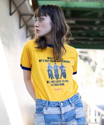 X-girl | X-girl × STRANGER THINGS BOYS RINGER S/S TEE(Tシャツ/カットソー)