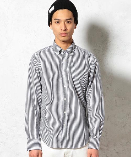 green label relaxing(グリーンレーベルリラクシング)の「□LON/ST GIZA BD シャツ◆(シャツ/ブラウス・メンズ・ネイビー/コバルトブルー・SMALL/MEDIUM/X-LARGE/LARGE/X-SMALL)」の10枚目の写真