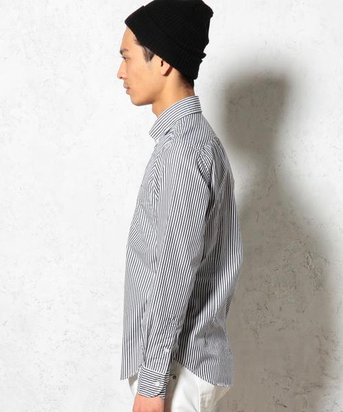 green label relaxing(グリーンレーベルリラクシング)の「□LON/ST GIZA BD シャツ◆(シャツ/ブラウス・メンズ・ネイビー/コバルトブルー・SMALL/MEDIUM/X-LARGE/LARGE/X-SMALL)」の11枚目の写真