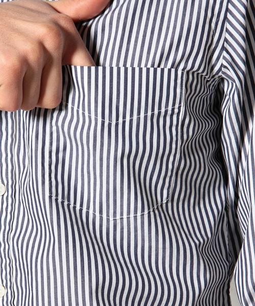 green label relaxing(グリーンレーベルリラクシング)の「□LON/ST GIZA BD シャツ◆(シャツ/ブラウス・メンズ・ネイビー/コバルトブルー・SMALL/MEDIUM/X-LARGE/LARGE/X-SMALL)」の5枚目の写真