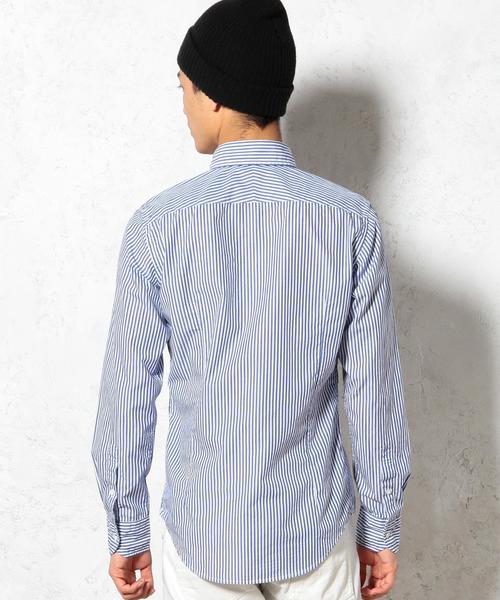 green label relaxing(グリーンレーベルリラクシング)の「□LON/ST GIZA BD シャツ◆(シャツ/ブラウス・メンズ・ネイビー/コバルトブルー・SMALL/MEDIUM/X-LARGE/LARGE/X-SMALL)」の7枚目の写真