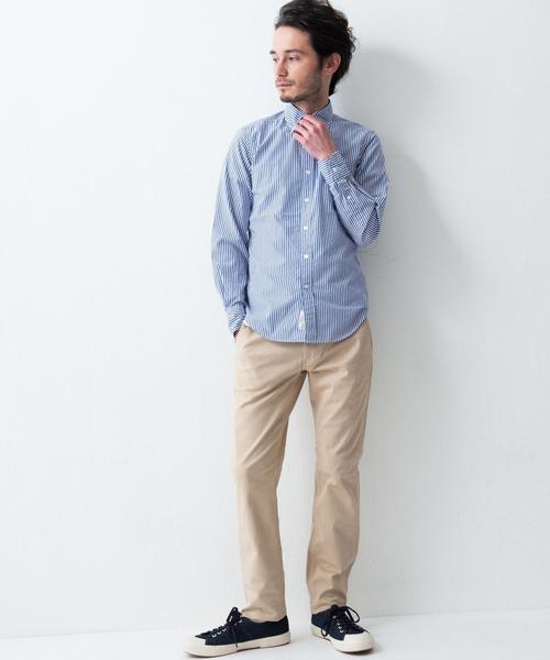 green label relaxing(グリーンレーベルリラクシング)の「□LON/ST GIZA BD シャツ◆(シャツ/ブラウス・メンズ・ネイビー/コバルトブルー・SMALL/MEDIUM/X-LARGE/LARGE/X-SMALL)」の16枚目の写真