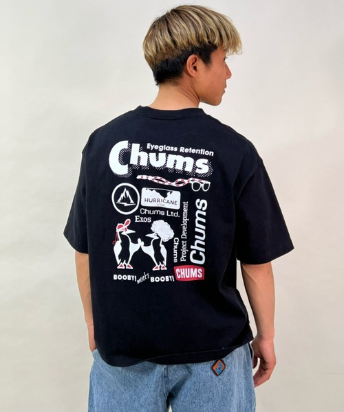 CHUMS（チャムス）の「【ムラサキスポーツ別注】CHUMS/チャムス ヘビーウエイト オーバーサイズ バックプリントTシャツ/Archive Logo T-Shirt CH01-2100（Tシャツ/カットソー・メンズ・ホワイト/ベージュ/ブラック・L/S/XL/M）」の21枚目の写真