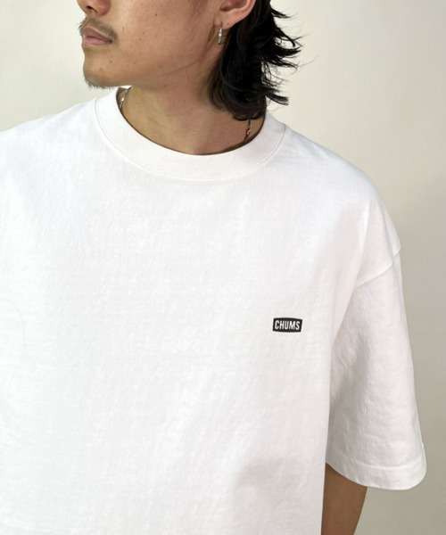 CHUMS（チャムス）の「【ムラサキスポーツ別注】CHUMS/チャムス ヘビーウエイト オーバーサイズ バックプリントTシャツ/Archive Logo T-Shirt CH01-2100（Tシャツ/カットソー・メンズ・ホワイト/ベージュ/ブラック・L/S/XL/M）」の14枚目の写真