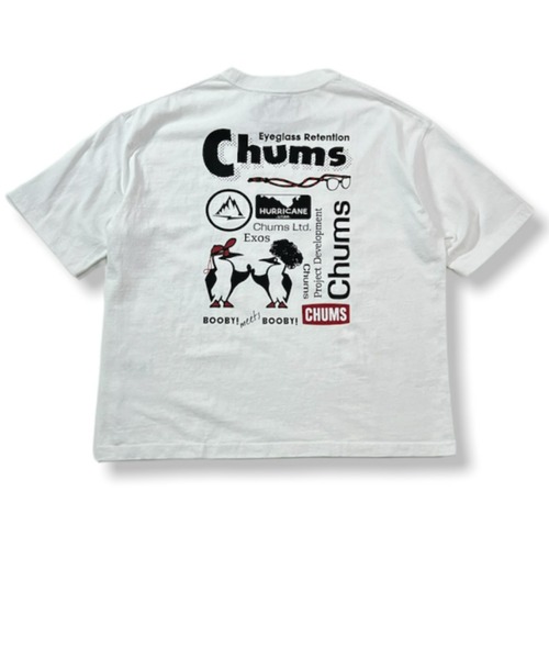 CHUMS（チャムス）の「【ムラサキスポーツ別注】CHUMS/チャムス ヘビーウエイト オーバーサイズ バックプリントTシャツ/Archive Logo T-Shirt CH01-2100（Tシャツ/カットソー・メンズ・ホワイト/ベージュ/ブラック・L/S/XL/M）」の5枚目の写真