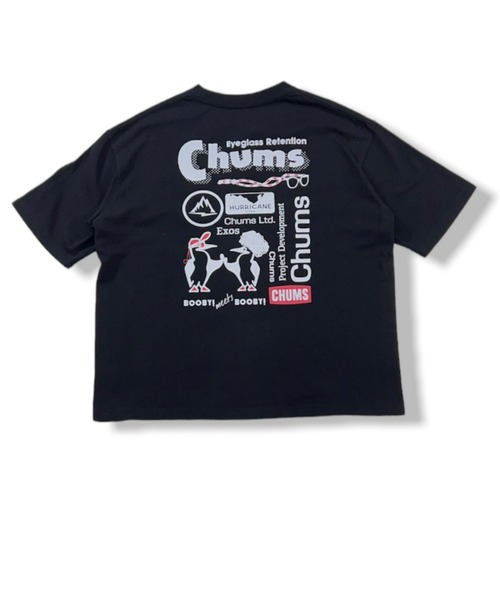 CHUMS（チャムス）の「【ムラサキスポーツ別注】CHUMS/チャムス ヘビーウエイト オーバーサイズ バックプリントTシャツ/Archive Logo T-Shirt CH01-2100（Tシャツ/カットソー・メンズ・ホワイト/ベージュ/ブラック・L/S/XL/M）」の7枚目の写真
