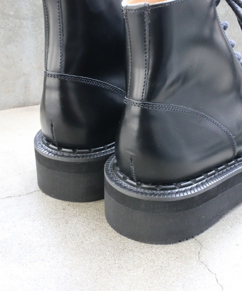 GEORGE COX（ジョージコックス）の「ジョージコックス ハイカットレースアップ ブーツ 2Way HI ギブソン・ビブラム ブランド コラボ（ブーツ・メンズ・ブラック・UK10/UK7/UK8/UK9/UK6）」の15枚目の写真