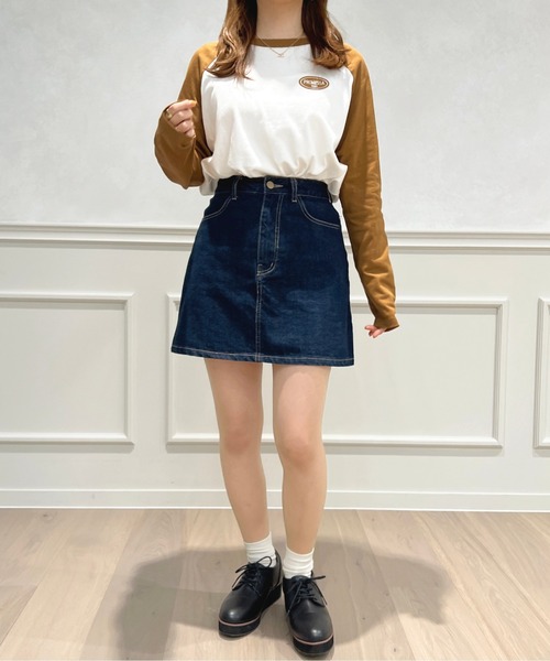 apres jour（アプレジュール）の「ラグランスリーブロンT【ZOZOTOWN限定アイテム】（Tシャツ/カットソー・レディース・マスタード/グリーン系その他/ブラック系その他・フリー/X-LARGE）」の21枚目の写真