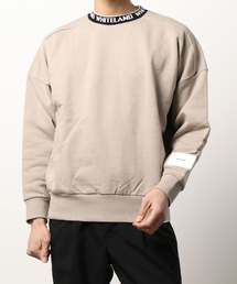 WHITELAND/ホワイトランド/クルーネックロゴスウェット