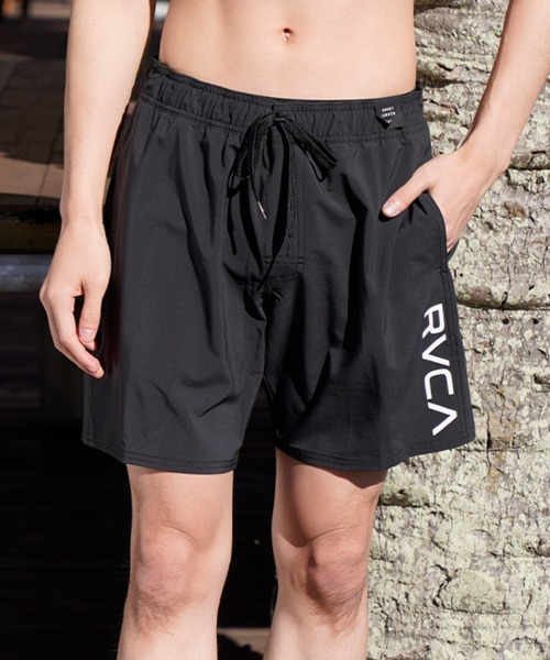 RVCA（ルーカ）の「RVCA/ルーカ 水陸両用 ユーティリティ ハイブリットショーツ/トランクス 水着 BC041-545（水着・メンズ・ブラック/ネイビー/カーキ・S/M/L）」の2枚目の写真