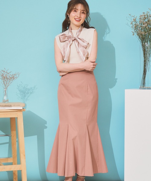 NOELA（ノエラ）の「マーメイドスカート（スカート・レディース・ピンク/イエロー/ベージュ・M/S）」の3枚目の写真