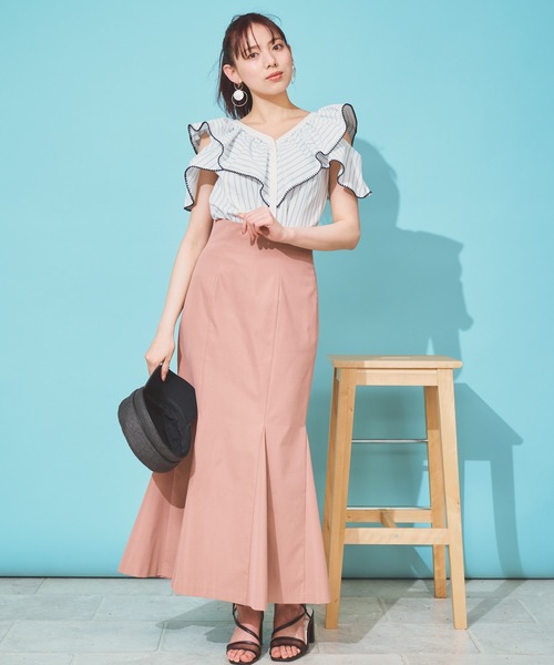 NOELA（ノエラ）の「マーメイドスカート（スカート・レディース・ピンク/イエロー/ベージュ・M/S）」の5枚目の写真