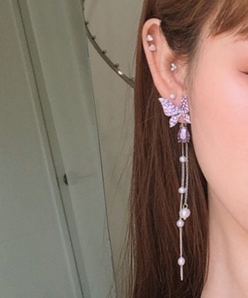 片耳用ピアス ストーンデザイン 片耳用ピアス ストーンデザイン