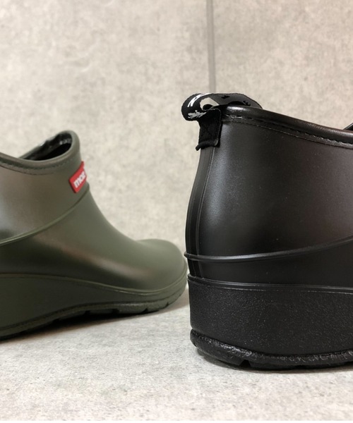 Noubel Voug Relax（ヌーベルヴォーグリラックス）の「モズmozショート丈レインブーツ（レインシューズ・レディース・ブラック/カーキ・LL/S/M/L）」の6枚目の写真
