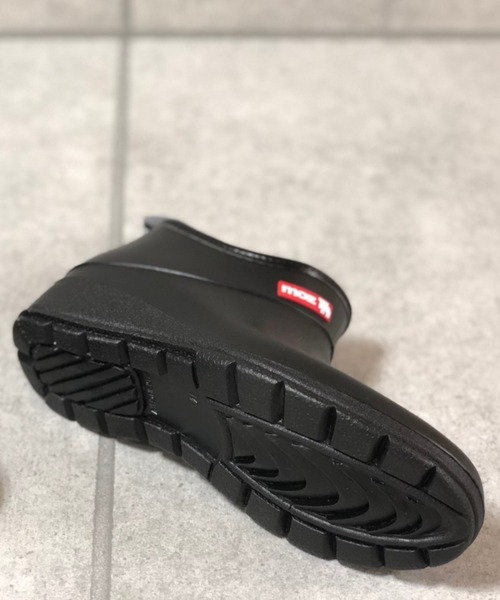 Noubel Voug Relax（ヌーベルヴォーグリラックス）の「モズmozショート丈レインブーツ（レインシューズ・レディース・ブラック/カーキ・LL/S/M/L）」の8枚目の写真