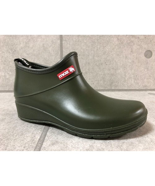 Noubel Voug Relax（ヌーベルヴォーグリラックス）の「モズmozショート丈レインブーツ（レインシューズ・レディース・ブラック/カーキ・LL/S/M/L）」の10枚目の写真