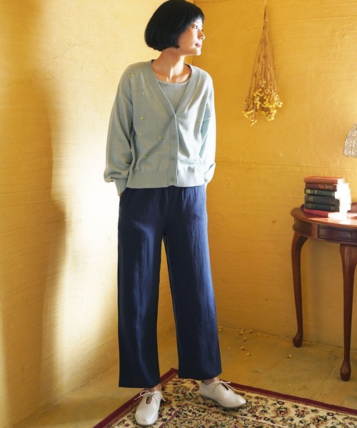 LBC(エルビーシー)の「SAJOU×LBC イージーパンツ(その他パンツ・レディース・ネイビー/ブルー/グリーン・M)」の7枚目の写真
