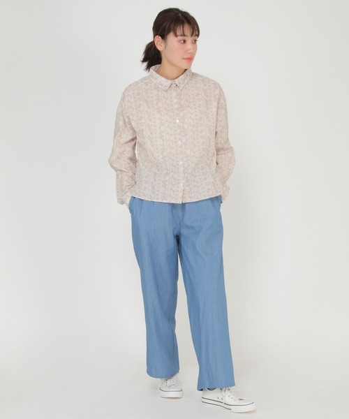 LBC(エルビーシー)の「SAJOU×LBC イージーパンツ(その他パンツ・レディース・ネイビー/ブルー/グリーン・M)」の9枚目の写真