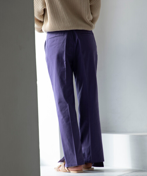 ReNorm（リノーム）の「サイドベンツパンツ（その他パンツ・レディース・パープル/イエロー・S/M）」の6枚目の写真