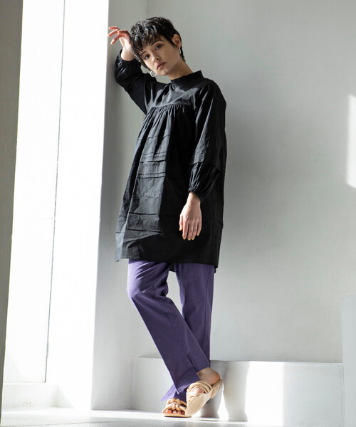 ReNorm（リノーム）の「サイドベンツパンツ（その他パンツ・レディース・パープル/イエロー・S/M）」の7枚目の写真