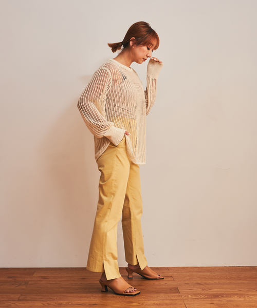 ReNorm（リノーム）の「サイドベンツパンツ（その他パンツ・レディース・パープル/イエロー・S/M）」の8枚目の写真