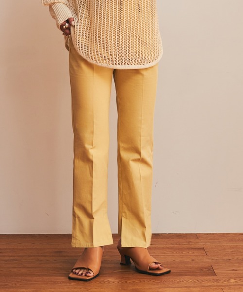 ReNorm（リノーム）の「サイドベンツパンツ（その他パンツ・レディース・パープル/イエロー・S/M）」の2枚目の写真