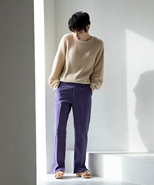 ReNorm（リノーム）の「サイドベンツパンツ（その他パンツ・レディース・パープル/イエロー・S/M）」の22枚目の写真