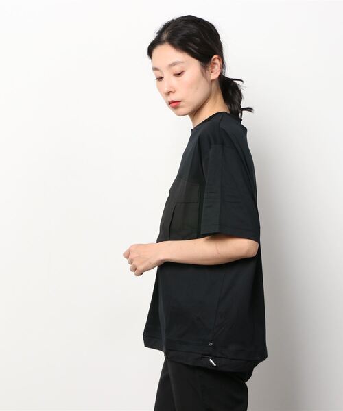 ottod'Ame（オットダム）の「ottod'Ame/オットダム/TOPS ﾎﾟｹｯﾄ（Tシャツ/カットソー・レディース・ホワイト/ブラック・SMALL）」の3枚目の写真