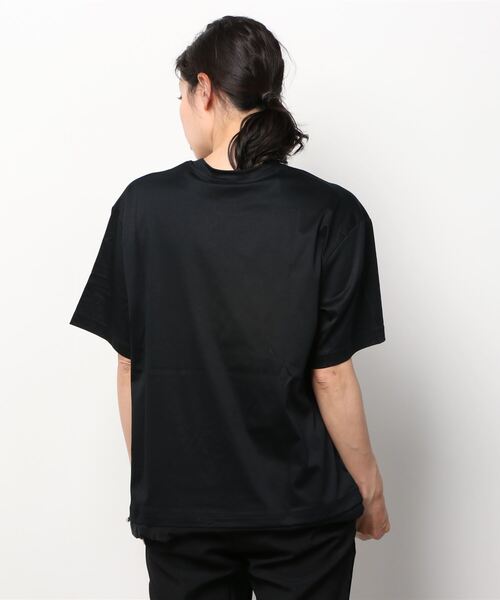 ottod'Ame（オットダム）の「ottod'Ame/オットダム/TOPS ﾎﾟｹｯﾄ（Tシャツ/カットソー・レディース・ホワイト/ブラック・SMALL）」の4枚目の写真
