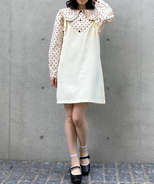 Voyage titty&Co.PETIT（ボヤージュティティアンドコープチ）の「【Voyage titty&Co. PETIT】リボンジャンスカ（ワンピース・レディース・アイボリー/ブラック・FREE）」の13枚目の写真