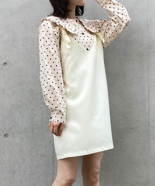 Voyage titty&Co.PETIT（ボヤージュティティアンドコープチ）の「【Voyage titty&Co. PETIT】リボンジャンスカ（ワンピース・レディース・アイボリー/ブラック・FREE）」の14枚目の写真