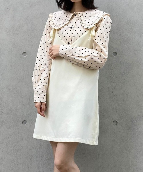 Voyage titty&Co.PETIT（ボヤージュティティアンドコープチ）の「【Voyage titty&Co. PETIT】リボンジャンスカ（ワンピース・レディース・アイボリー/ブラック・FREE）」の15枚目の写真