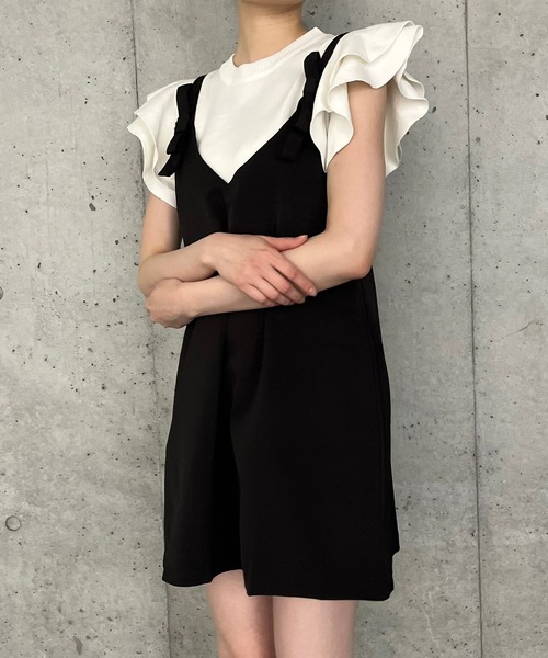 Voyage titty&Co.PETIT（ボヤージュティティアンドコープチ）の「【Voyage titty&Co. PETIT】リボンジャンスカ（ワンピース・レディース・アイボリー/ブラック・FREE）」の17枚目の写真