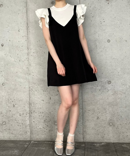 Voyage titty&Co.PETIT（ボヤージュティティアンドコープチ）の「【Voyage titty&Co. PETIT】リボンジャンスカ（ワンピース・レディース・アイボリー/ブラック・FREE）」の18枚目の写真