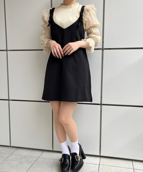 Voyage titty&Co.PETIT（ボヤージュティティアンドコープチ）の「【Voyage titty&Co. PETIT】リボンジャンスカ（ワンピース・レディース・アイボリー/ブラック・FREE）」の21枚目の写真