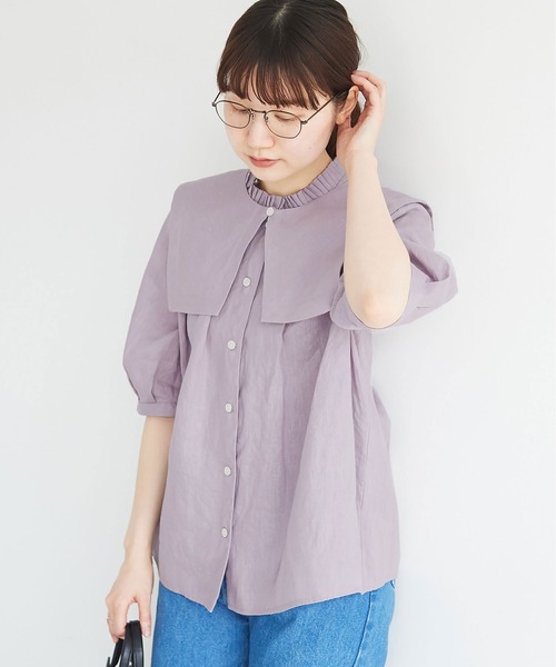 fig London（フィグロンドン）の「daily LINEN BL（シャツ