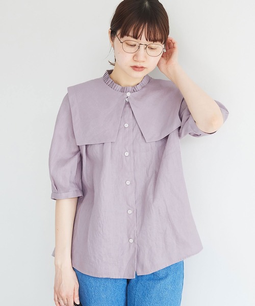 fig London（フィグロンドン）の「daily LINEN BL（シャツ