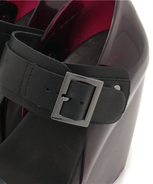 UNITED NUDE（ユナイテッドヌード）の「UNITED NUDE  『Apollo Hi』ウェッジサンダル（サンダル・レディース・ブラック/ワイン・38/36/37/39）」の4枚目の写真
