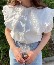 WEGO | WEGO/三角襟フリルブラウス(シャツ/ブラウス)