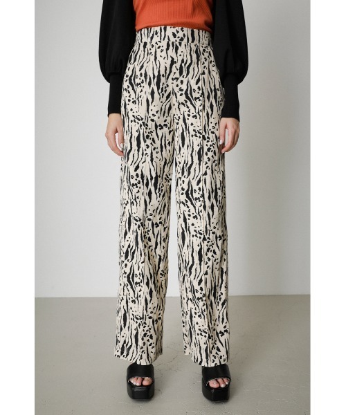 パンツ Molly drawls ZEBRA pants AZUL by moussy（アズールバイマウジー）の「LINEN TOUCH ZEBRA PANTS