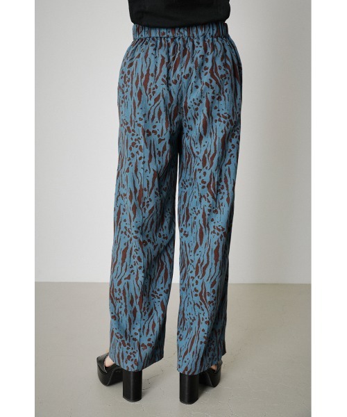 AZUL by moussy（アズールバイマウジー）の「LINEN TOUCH ZEBRA PANTS/リネンタッチゼブラパンツ（その他パンツ・レディース・ホワイト系その他/ブルー系その他・SMALL/MEDIUM）」の15枚目の写真