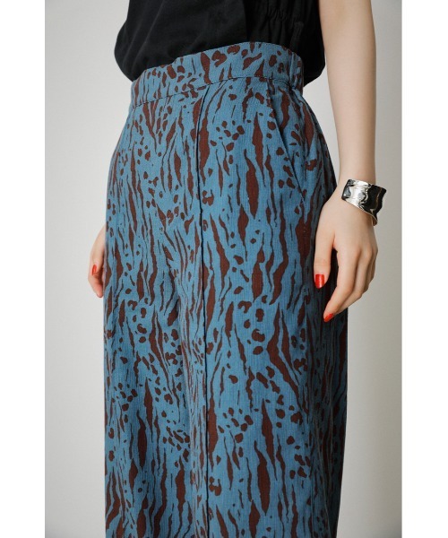 AZUL by moussy（アズールバイマウジー）の「LINEN TOUCH ZEBRA PANTS/リネンタッチゼブラパンツ（その他パンツ・レディース・ホワイト系その他/ブルー系その他・SMALL/MEDIUM）」の16枚目の写真