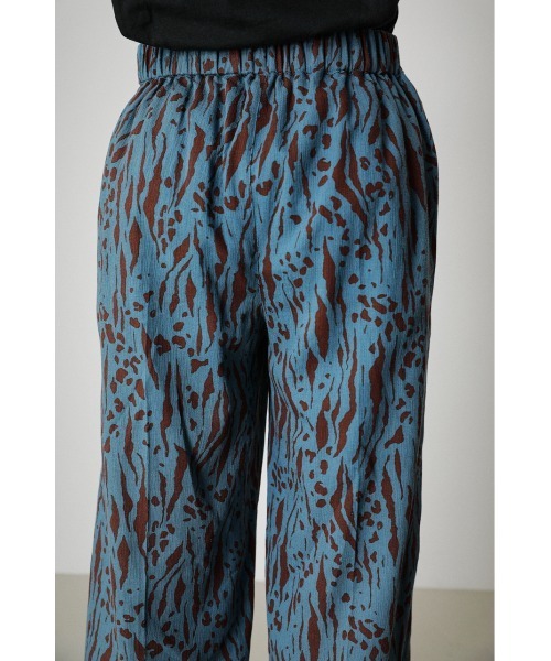 AZUL by moussy（アズールバイマウジー）の「LINEN TOUCH ZEBRA PANTS/リネンタッチゼブラパンツ（その他パンツ・レディース・ホワイト系その他/ブルー系その他・SMALL/MEDIUM）」の17枚目の写真