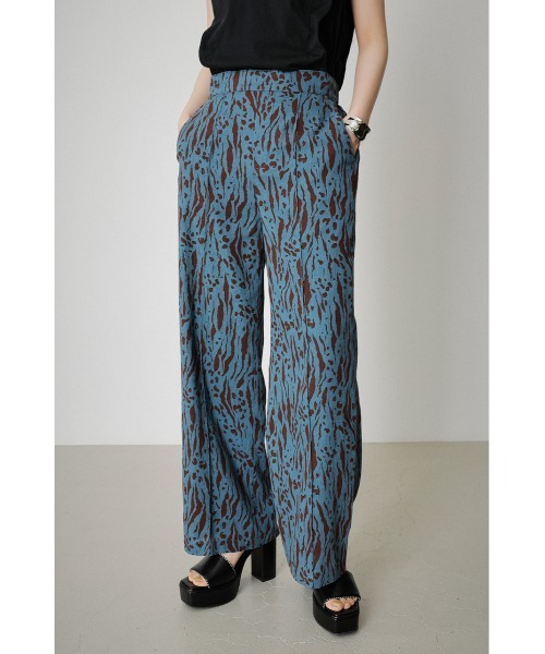 AZUL by moussy（アズールバイマウジー）の「LINEN TOUCH ZEBRA PANTS/リネンタッチゼブラパンツ（その他パンツ・レディース・ホワイト系その他/ブルー系その他・SMALL/MEDIUM）」の19枚目の写真