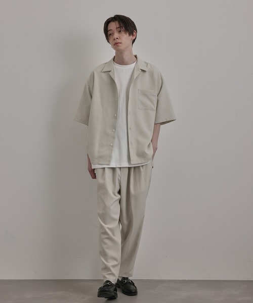 JUNRED（ジュンレッド）の「リネンライクアンクルリラックスパンツ（その他パンツ・メンズ・ホワイト/チャコールグレー/グリーン/キナリ/ホワイト系その他5・LL/M/L）」の17枚目の写真