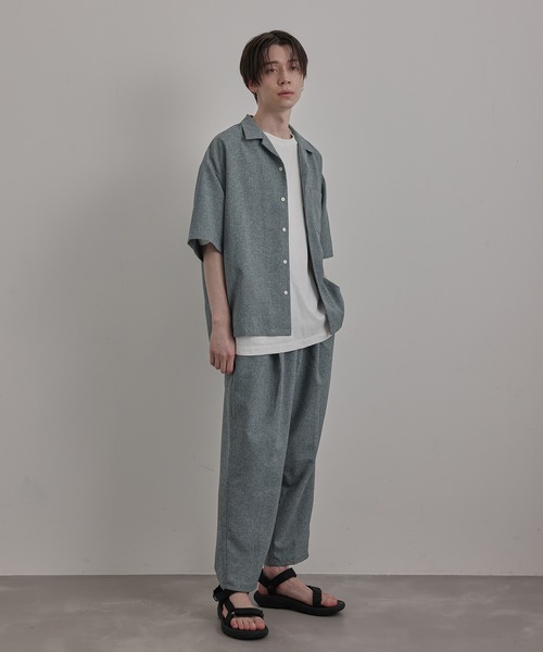 JUNRED（ジュンレッド）の「リネンライクアンクルリラックスパンツ（その他パンツ・メンズ・ホワイト/チャコールグレー/グリーン/キナリ/ホワイト系その他5・LL/M/L）」の21枚目の写真