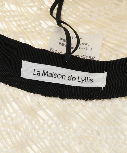 La Maison de Lyllis(メゾンドリリス)の「【La Maison de Lyllis/ラメゾンドリリス】ハット(ハット・レディース・ホワイト・FREE)」の10枚目の写真
