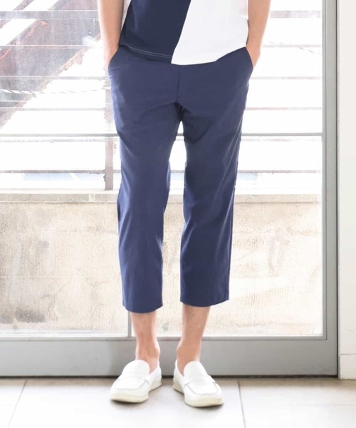 ストレッチ七分丈パンツ